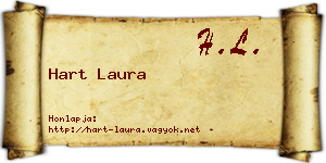 Hart Laura névjegykártya