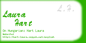 laura hart business card